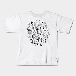 Abstract doodle Kids T-Shirt